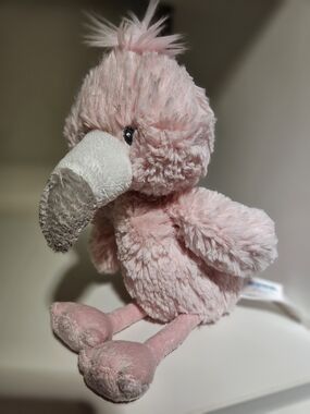 Plush Pink Flamingo Soft Toy Baby Gund
